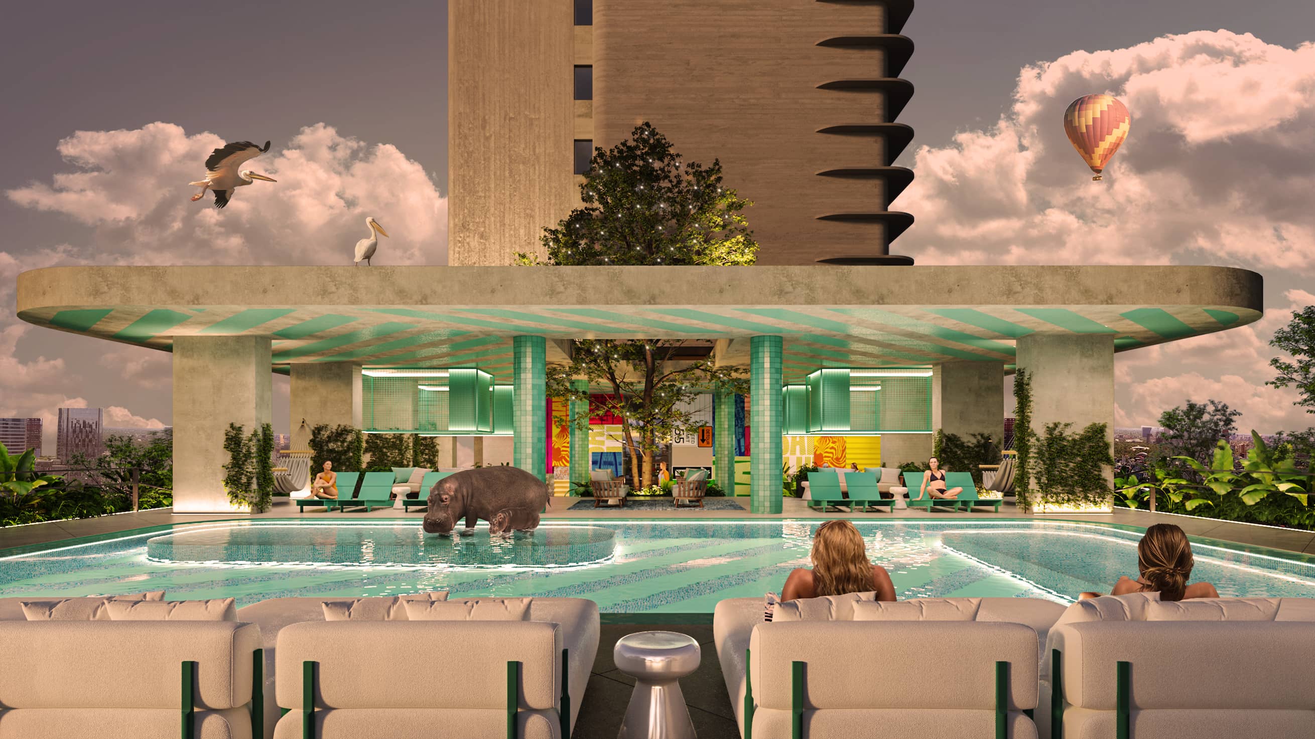 Shake - Pool area