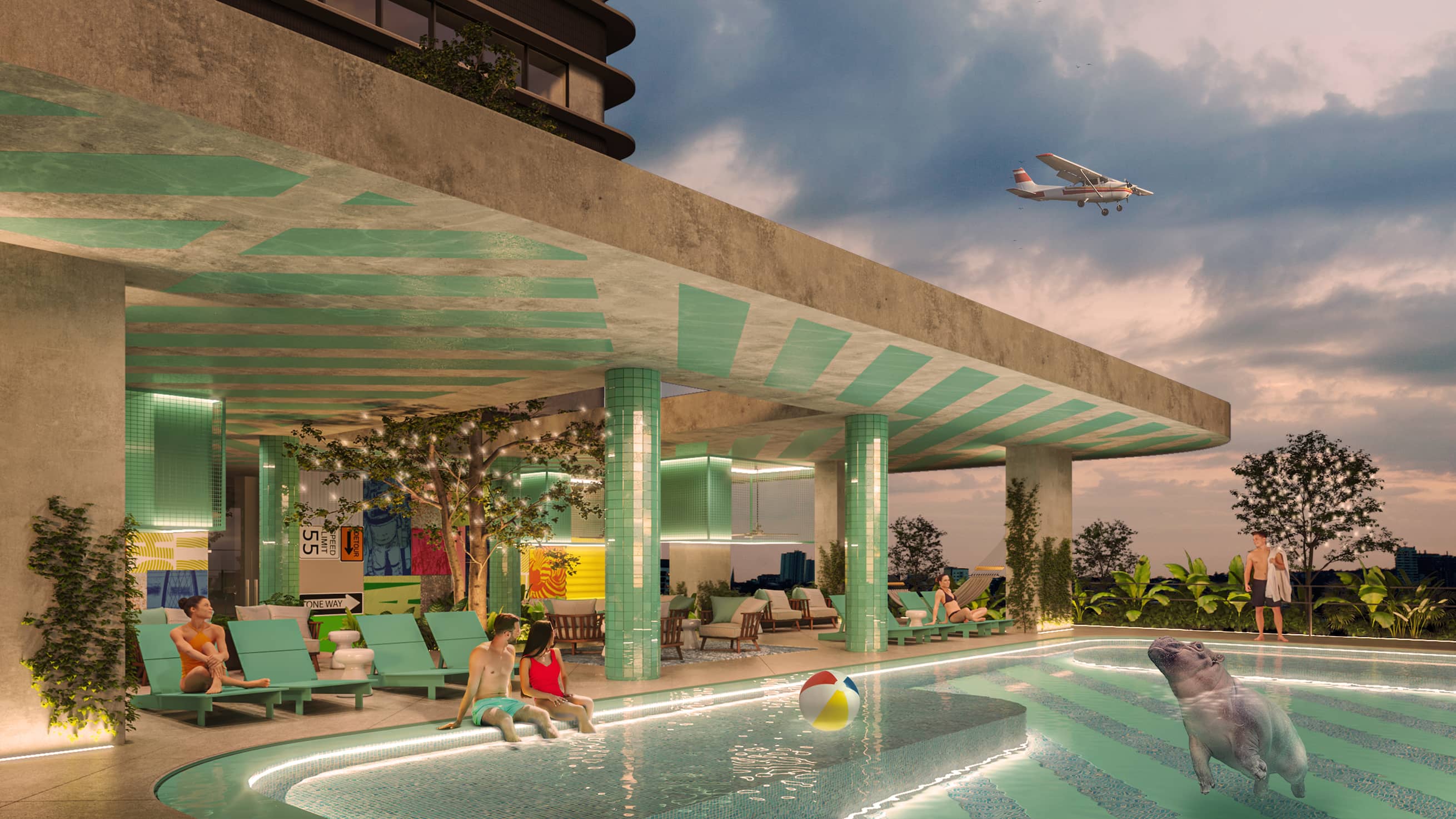 Shake - Pool area