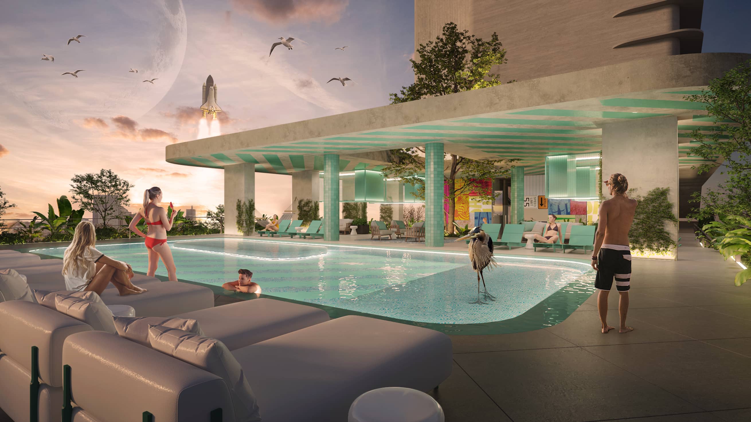 Shake - Pool area